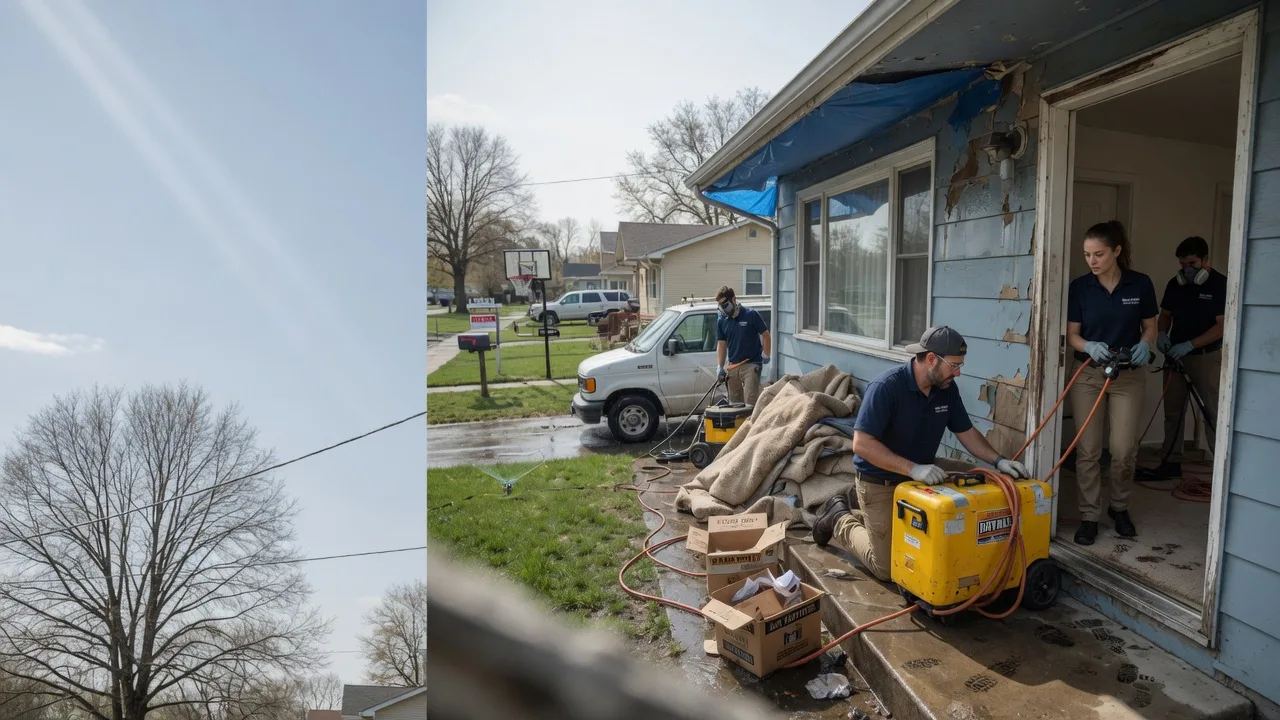 Basement Flood Cleanup in Melville, MT near me